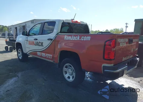 2022 Chevrolet Colorado 2Wd Short Box Wt from USA, damaged, VIN 1GCGSBEA6N1265318